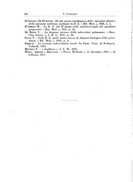 Rivista di patologia e clinica della tubercolosi organo ufficiale della Società italiana fascista di studi scientifici sulla tubercolosi