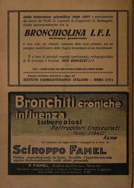 Rivista di patologia e clinica della tubercolosi organo ufficiale della Società italiana fascista di studi scientifici sulla tubercolosi