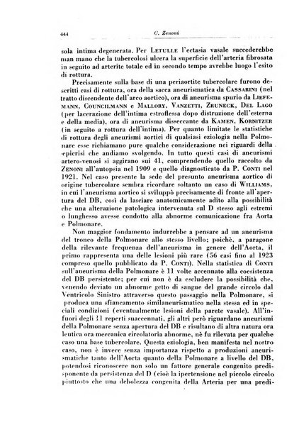 Rivista di patologia e clinica della tubercolosi organo ufficiale della Società italiana fascista di studi scientifici sulla tubercolosi