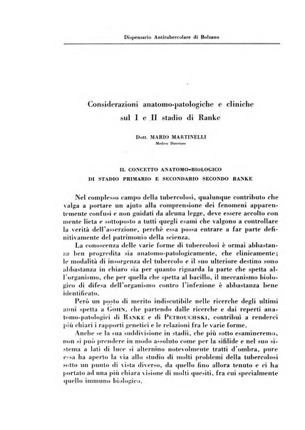 Rivista di patologia e clinica della tubercolosi organo ufficiale della Società italiana fascista di studi scientifici sulla tubercolosi