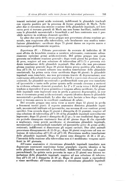 Rivista di patologia e clinica della tubercolosi organo ufficiale della Società italiana fascista di studi scientifici sulla tubercolosi