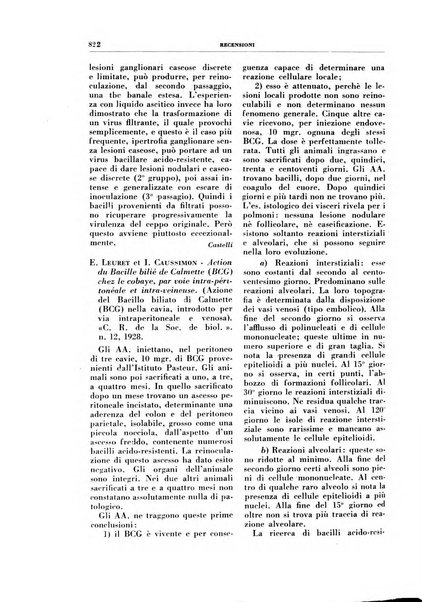 Rivista di patologia e clinica della tubercolosi organo ufficiale della Società italiana fascista di studi scientifici sulla tubercolosi