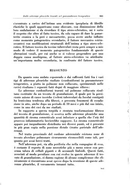 Rivista di patologia e clinica della tubercolosi organo ufficiale della Società italiana fascista di studi scientifici sulla tubercolosi