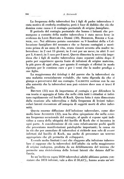 Rivista di patologia e clinica della tubercolosi organo ufficiale della Società italiana fascista di studi scientifici sulla tubercolosi