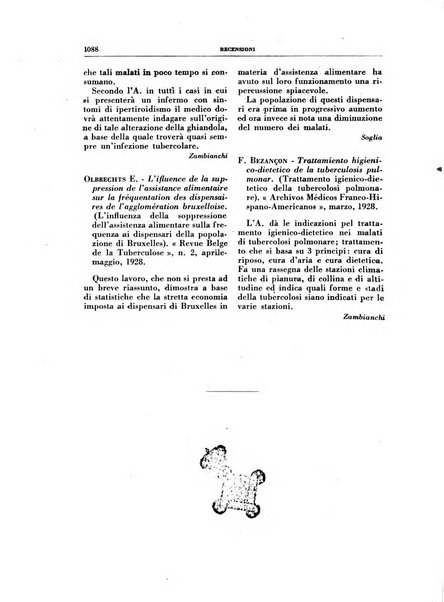 Rivista di patologia e clinica della tubercolosi organo ufficiale della Società italiana fascista di studi scientifici sulla tubercolosi