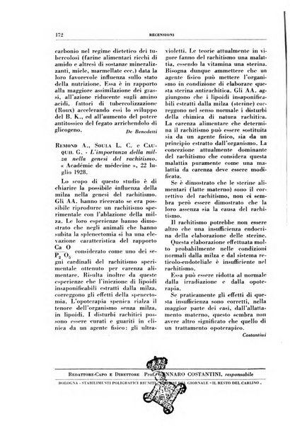 Rivista di patologia e clinica della tubercolosi organo ufficiale della Società italiana fascista di studi scientifici sulla tubercolosi