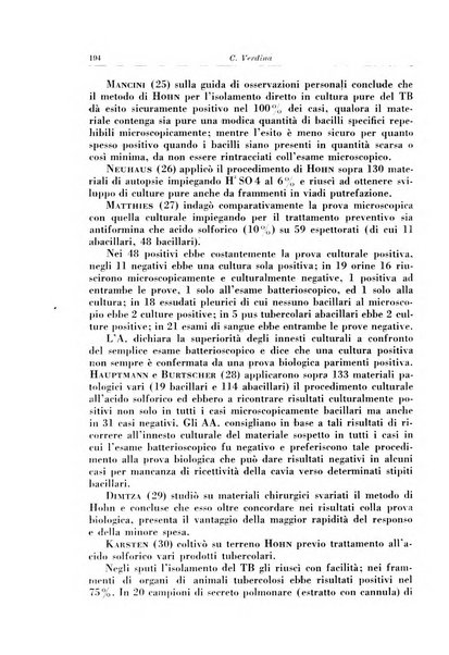 Rivista di patologia e clinica della tubercolosi organo ufficiale della Società italiana fascista di studi scientifici sulla tubercolosi