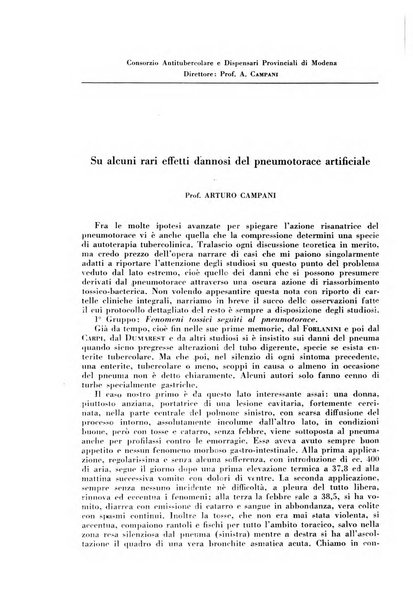 Rivista di patologia e clinica della tubercolosi organo ufficiale della Società italiana fascista di studi scientifici sulla tubercolosi