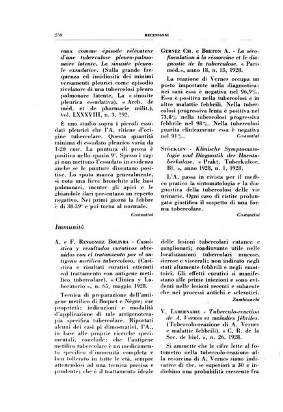 Rivista di patologia e clinica della tubercolosi organo ufficiale della Società italiana fascista di studi scientifici sulla tubercolosi