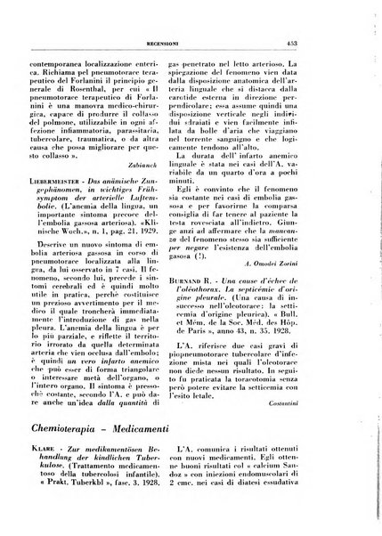 Rivista di patologia e clinica della tubercolosi organo ufficiale della Società italiana fascista di studi scientifici sulla tubercolosi