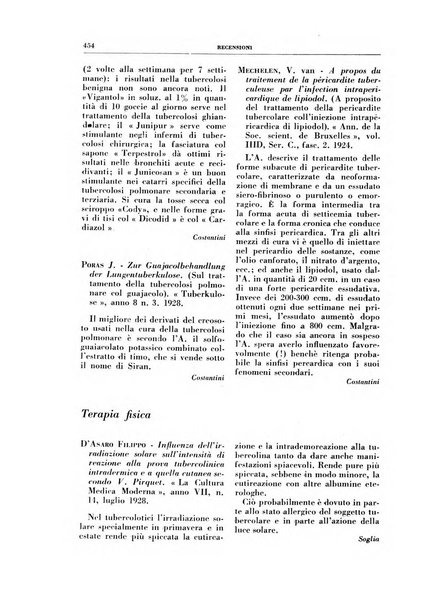 Rivista di patologia e clinica della tubercolosi organo ufficiale della Società italiana fascista di studi scientifici sulla tubercolosi