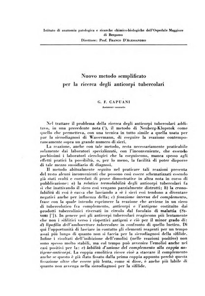 Rivista di patologia e clinica della tubercolosi organo ufficiale della Società italiana fascista di studi scientifici sulla tubercolosi