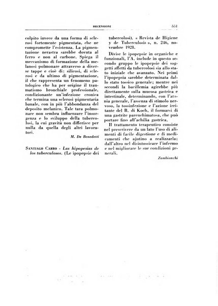 Rivista di patologia e clinica della tubercolosi organo ufficiale della Società italiana fascista di studi scientifici sulla tubercolosi