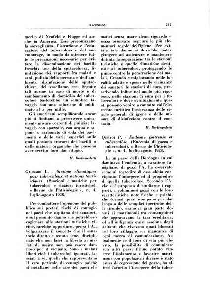 Rivista di patologia e clinica della tubercolosi organo ufficiale della Società italiana fascista di studi scientifici sulla tubercolosi