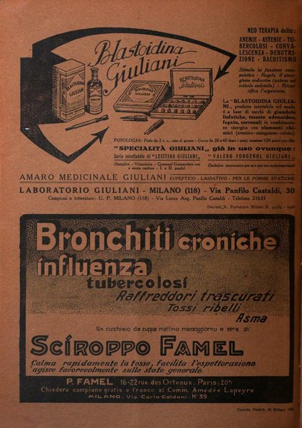 Rivista di patologia e clinica della tubercolosi organo ufficiale della Società italiana fascista di studi scientifici sulla tubercolosi