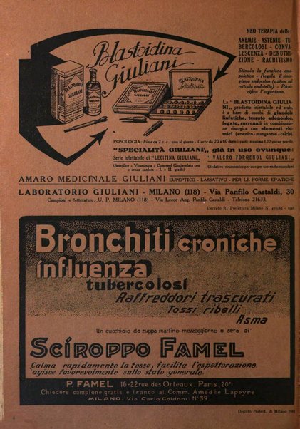 Rivista di patologia e clinica della tubercolosi organo ufficiale della Società italiana fascista di studi scientifici sulla tubercolosi