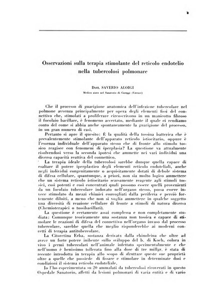 Rivista di patologia e clinica della tubercolosi organo ufficiale della Società italiana fascista di studi scientifici sulla tubercolosi