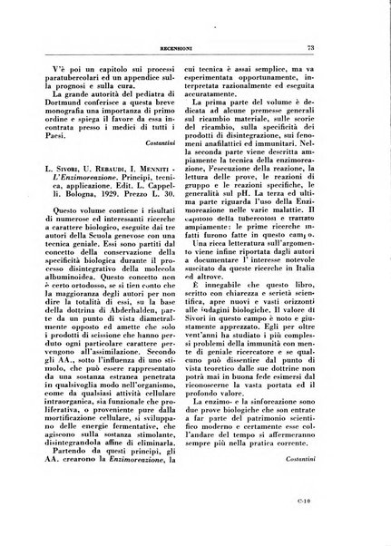 Rivista di patologia e clinica della tubercolosi organo ufficiale della Società italiana fascista di studi scientifici sulla tubercolosi