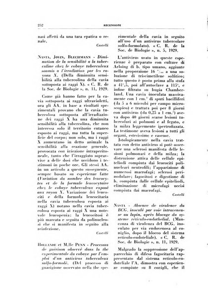 Rivista di patologia e clinica della tubercolosi organo ufficiale della Società italiana fascista di studi scientifici sulla tubercolosi