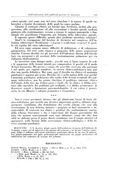 Rivista di patologia e clinica della tubercolosi organo ufficiale della Società italiana fascista di studi scientifici sulla tubercolosi