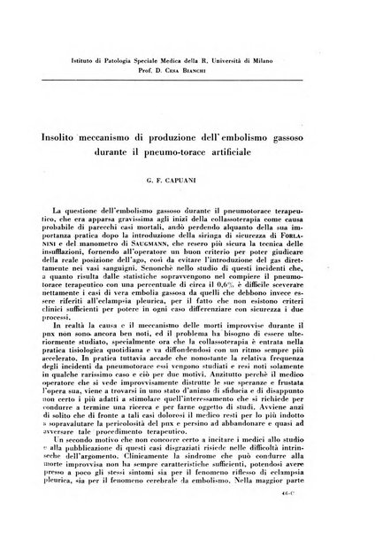 Rivista di patologia e clinica della tubercolosi organo ufficiale della Società italiana fascista di studi scientifici sulla tubercolosi