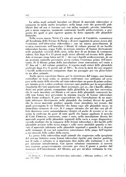 Rivista di patologia e clinica della tubercolosi organo ufficiale della Società italiana fascista di studi scientifici sulla tubercolosi