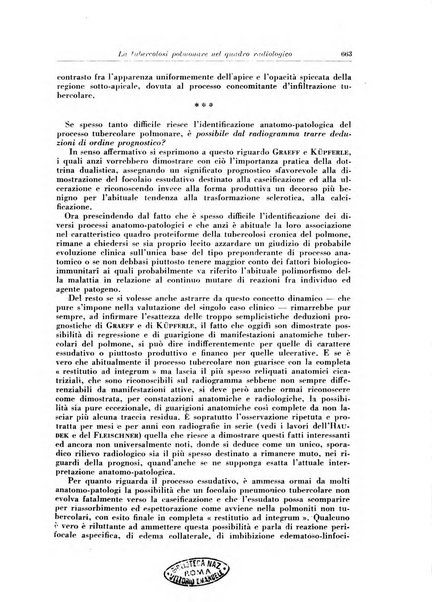 Rivista di patologia e clinica della tubercolosi organo ufficiale della Società italiana fascista di studi scientifici sulla tubercolosi