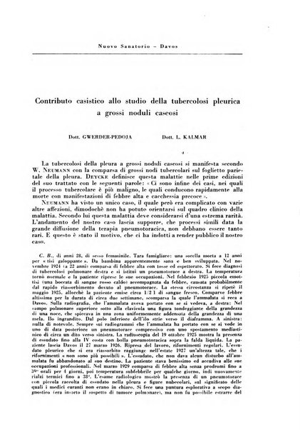 Rivista di patologia e clinica della tubercolosi organo ufficiale della Società italiana fascista di studi scientifici sulla tubercolosi