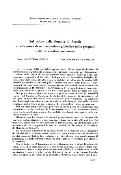 Rivista di patologia e clinica della tubercolosi organo ufficiale della Società italiana fascista di studi scientifici sulla tubercolosi