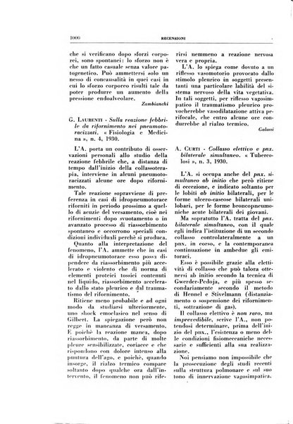 Rivista di patologia e clinica della tubercolosi organo ufficiale della Società italiana fascista di studi scientifici sulla tubercolosi