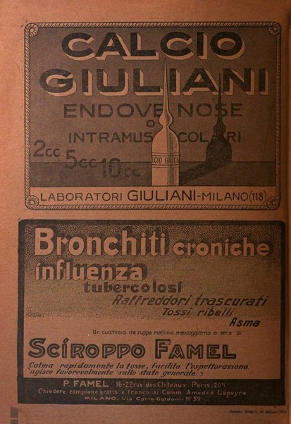 Rivista di patologia e clinica della tubercolosi organo ufficiale della Società italiana fascista di studi scientifici sulla tubercolosi