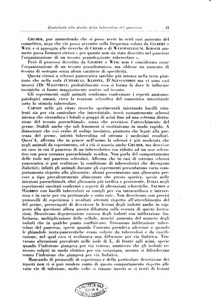 Rivista di patologia e clinica della tubercolosi organo ufficiale della Società italiana fascista di studi scientifici sulla tubercolosi