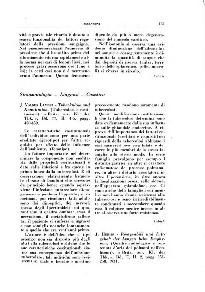 Rivista di patologia e clinica della tubercolosi organo ufficiale della Società italiana fascista di studi scientifici sulla tubercolosi