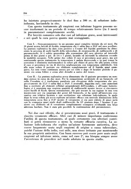 Rivista di patologia e clinica della tubercolosi organo ufficiale della Società italiana fascista di studi scientifici sulla tubercolosi