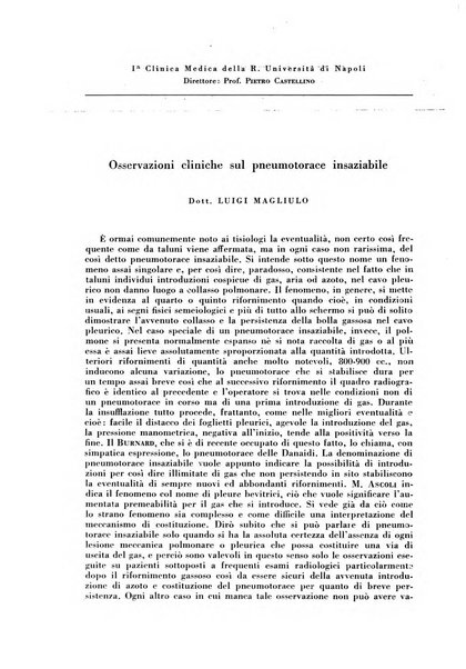 Rivista di patologia e clinica della tubercolosi organo ufficiale della Società italiana fascista di studi scientifici sulla tubercolosi