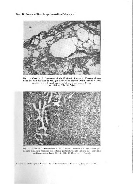 Rivista di patologia e clinica della tubercolosi organo ufficiale della Società italiana fascista di studi scientifici sulla tubercolosi