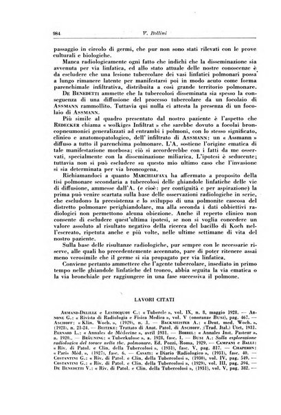 Rivista di patologia e clinica della tubercolosi organo ufficiale della Società italiana fascista di studi scientifici sulla tubercolosi