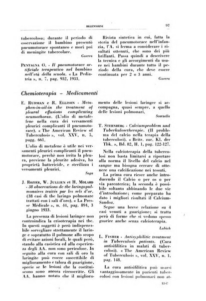 Rivista di patologia e clinica della tubercolosi organo ufficiale della Società italiana fascista di studi scientifici sulla tubercolosi