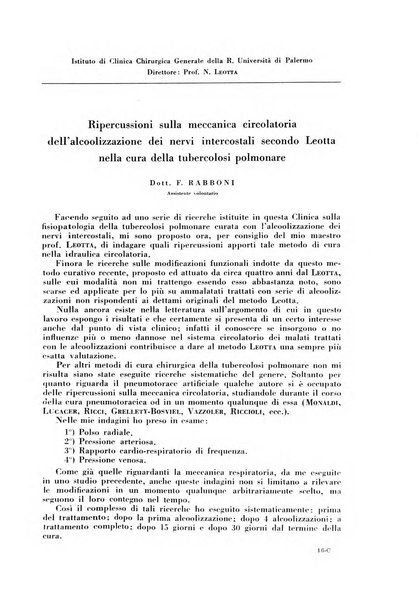 Rivista di patologia e clinica della tubercolosi organo ufficiale della Società italiana fascista di studi scientifici sulla tubercolosi