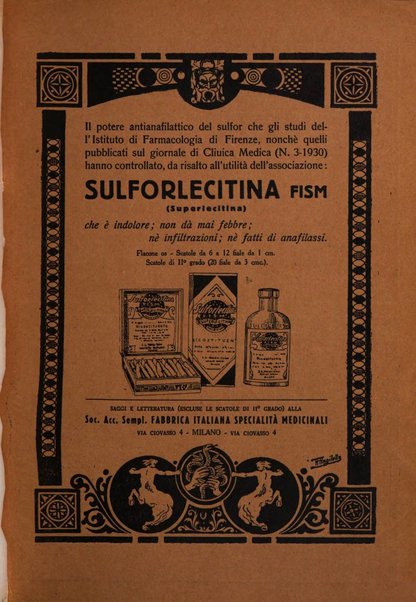 Rivista di patologia e clinica della tubercolosi organo ufficiale della Società italiana fascista di studi scientifici sulla tubercolosi