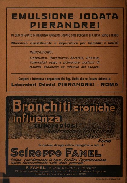 Rivista di patologia e clinica della tubercolosi organo ufficiale della Società italiana fascista di studi scientifici sulla tubercolosi