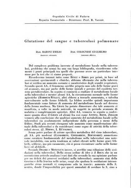 Rivista di patologia e clinica della tubercolosi organo ufficiale della Società italiana fascista di studi scientifici sulla tubercolosi