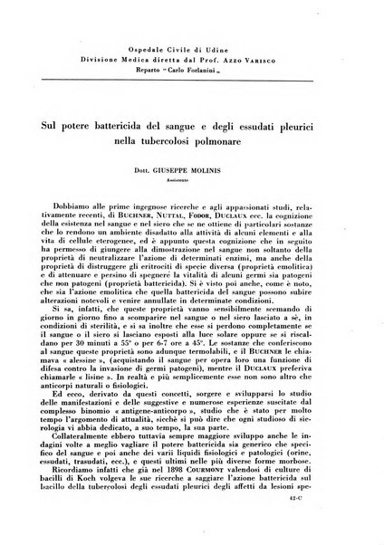 Rivista di patologia e clinica della tubercolosi organo ufficiale della Società italiana fascista di studi scientifici sulla tubercolosi