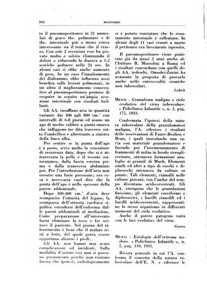 Rivista di patologia e clinica della tubercolosi organo ufficiale della Società italiana fascista di studi scientifici sulla tubercolosi