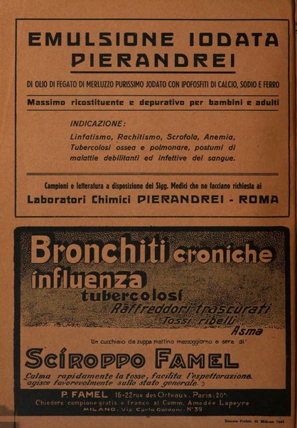 Rivista di patologia e clinica della tubercolosi organo ufficiale della Società italiana fascista di studi scientifici sulla tubercolosi