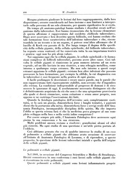 Rivista di patologia e clinica della tubercolosi organo ufficiale della Società italiana fascista di studi scientifici sulla tubercolosi