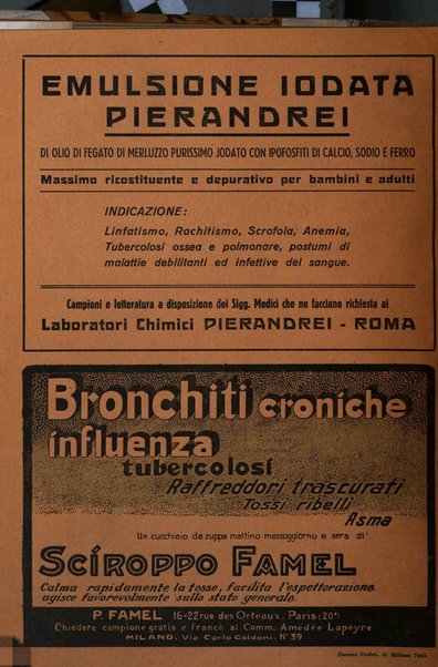 Rivista di patologia e clinica della tubercolosi organo ufficiale della Società italiana fascista di studi scientifici sulla tubercolosi