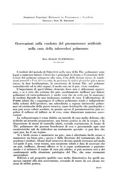 Rivista di patologia e clinica della tubercolosi organo ufficiale della Società italiana fascista di studi scientifici sulla tubercolosi