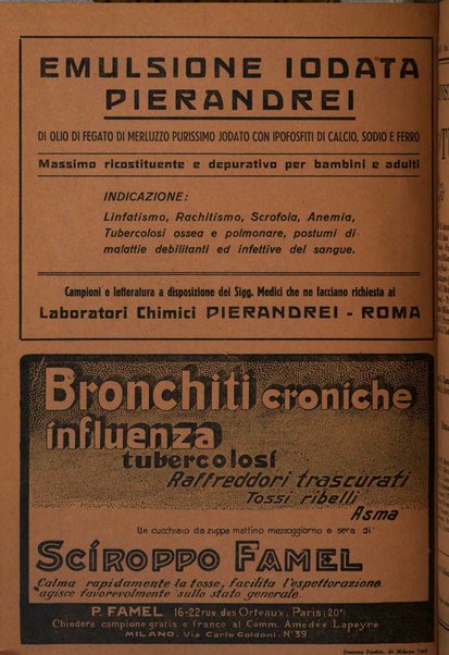 Rivista di patologia e clinica della tubercolosi organo ufficiale della Società italiana fascista di studi scientifici sulla tubercolosi