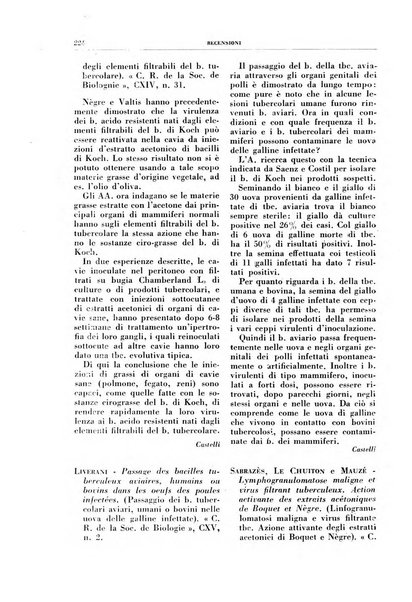 Rivista di patologia e clinica della tubercolosi organo ufficiale della Società italiana fascista di studi scientifici sulla tubercolosi